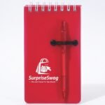 Custom Logo Spiral Jotter & Pen Promotional Notepad Set - Image 2