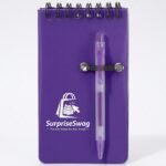 Custom Logo Spiral Jotter & Pen Promotional Notepad Set - Image 3