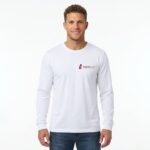 Moisture-Wicking Performance Long Sleeve Tee With Custom Log - Image 5