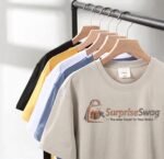 Custom Logo 210GSM Cotton T-Shirt Promotional Blank Tee