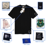 Custom Logo 210GSM Cotton T-Shirt Promotional Blank Tee - Image 3