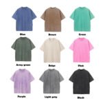 Customized DTG Print Acid-Washed Cotton T-Shirt - Image 4