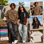 Customized DTG Print Acid-Washed Cotton T-Shirt - Image 5