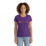 Women's Classic Fitted Crewneck T-Shirt Short Sleeve - Image 3