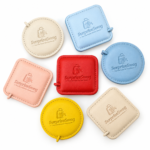 Custom Logo PU Leather Soft Tape Measure 150cm Promo - Image 2
