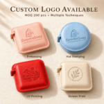 Custom Logo PU Leather Soft Tape Measure 150cm Promo - Image 4