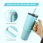 Custom Logo 40oz Steel Tumbler Promotional Travel Cup - Image 3
