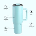 Custom Logo 40oz Steel Tumbler Promotional Travel Cup - Image 4