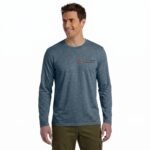 Men's Classic Long Sleeve Crewneck Tee With Custom Logo - Image 10