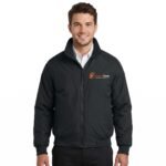 Men's Fleece-Lined Bomber Jacket With Custom Logo - Image 2