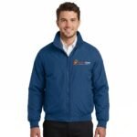 Men's Fleece-Lined Bomber Jacket With Custom Logo - Image 3