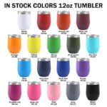 Custom Logo 12oz Egg-Shaped Stainless Steel Wine Tumbler - Image 4