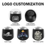Custom Logo 12oz Egg-Shaped Stainless Steel Wine Tumbler - Image 3
