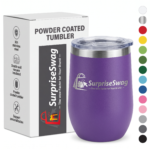 Custom Logo 12oz Egg-Shaped Stainless Steel Wine Tumbler