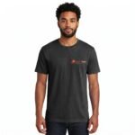 Coastal Fog Soft-Spun Standard Tee With Custom Logo - Image 2