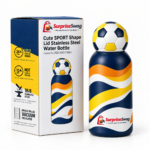 Sports Shape Lid Stainless Steel Vacuum Water Bottle - Image 2