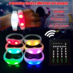 Custom Logo LED Light-Up Concert Wristband - Image 5