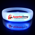 Custom Logo LED Light-Up Concert Wristband - Image 2