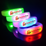 Custom Logo LED Light-Up Concert Wristband