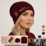 Wholesale Custom Logo Slouchy Beanie Hat - Image 8