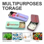 Custom Rectangular Sliding Metal Mint Tin Box