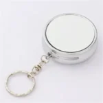 Portable Metal Keychain Pocket Ashtray with Lid - Image 2