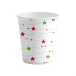 Christmas-Themed Paper Cups with Festive Designs - Image 2