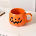 Halloween Pumpkin Ceramic Mugs - Image 2