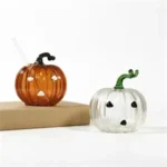Halloween Pumpkin Borosilicate Glass Beer & Wine Mug