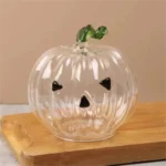 Halloween Pumpkin Borosilicate Glass Beer & Wine Mug - Image 4