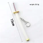 Mini Samurai Sword Anime Keychain - Image 5