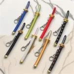 Mini Samurai Sword Anime Keychain - Image 2