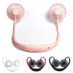 LED Hands-Free Double-Head Neck Fan - Image 2