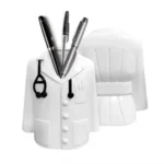 Custom Doctor Coat Pen Holder Desk Organizer - Image 3