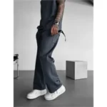 Men's Loose-Fit Straight-Leg Casual Sweatpants - Image 4