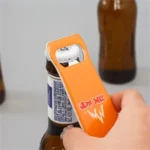 Custom Metal Bottle Opener Fridge Magnet with Logo - Image 2
