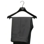 Custom Black Plastic Clothes and Pants Hangers with Logo - Image 3