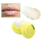 Custom Round Tennis Ball Lip Balm - Image 2