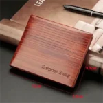 Men's Slim PU Leather Wallet