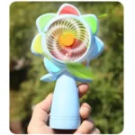 Portable USB Rechargeable Sunflower Mini Fan - Image 3