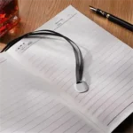 A5 Leather Hardcover Notebook with Custom Logo Printing - Image 4