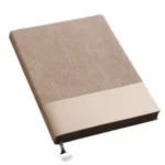 A5 Leather Hardcover Notebook with Custom Logo Printing - Image 3
