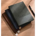 A5 Leather Hardcover Notebook with Custom Logo Printing
