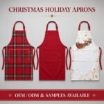 Custom Logo Christmas Reindeer Bib Apron Holiday Promo - Image 4
