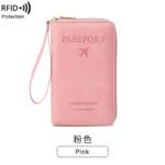 Custom Logo PU Leather Passport Wallet Travel Promo - Image 3