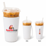 Custom Logo Golf Ball Texture Iced Cup Coolie Promo