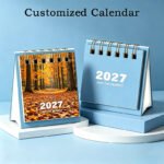 Custom Logo 2027 Mini Desk Pad Table Calendar - Image 2