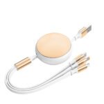 Custom Logo 120W Retractable 3-in-1 Charging Cable - Image 3