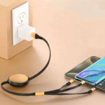 Custom Logo 120W Retractable 3-in-1 Charging Cable - Image 4
