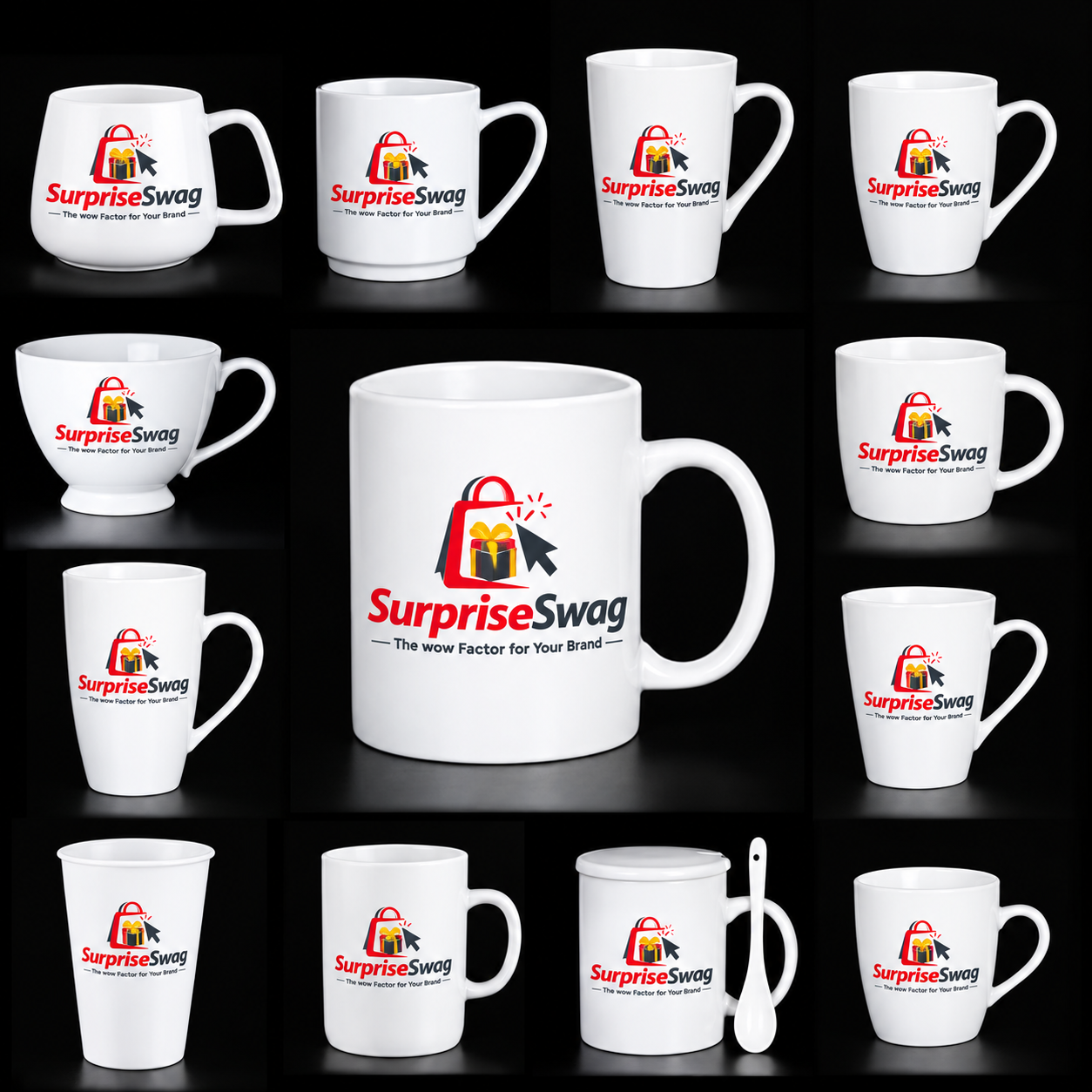 Coffee Mug (3) Custom Logo 11/12oz Ceramic Sublimation Coffee Mug - Image 1